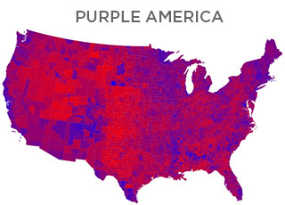 Map of Purple America